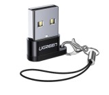 ADAPTOR Ugreen "US280" USB Type-C(M) la USB 2.0(T) incarcare max 3A negru "50568" - 6957303855681