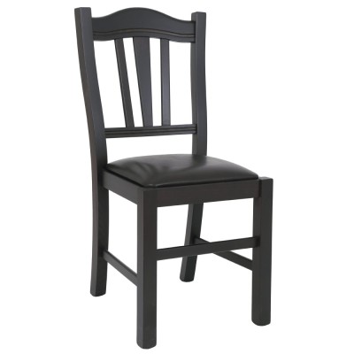 Scaun Silvana - cadru wenge - imitatie piele - diverse culori - Albastru 21898 foto