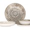 Rinart Set de vesela (Medium) - Aztec - 24 bucăți - 6 persoane - Porţelan