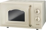 RESIGILAT &ndash; CUPTOR CU MICROUNDE GORENJE MO4250CLI, Capacitate 20L, Putere 700W, Grill, Mecanic, Bej
