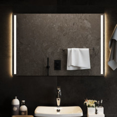 Oglinda de baie cu LED, 90x60 cm foto
