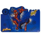 Suport farfurie cu model Spiderman, albastru, PP, 43x28cm, CMCLASS