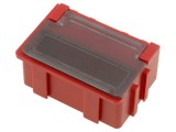 Suport cu clapetă ESD 37x12x15mm din ABS copolimer