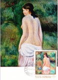 AMS - ILUSTRATA MAXIMA AUGUSTE RENOIR - NUD IN PEISAJ, PRIMA ZI A EMISIUNII 1971