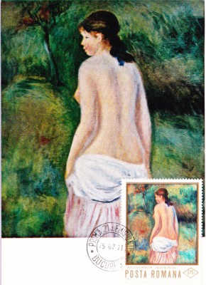 AMS - ILUSTRATA MAXIMA AUGUSTE RENOIR - NUD IN PEISAJ, PRIMA ZI A EMISIUNII 1971 foto