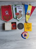 Lot Colecție Militaria / Suveniruri Comuniste (Rom&acirc;nia, Cehoslovacia, Bulgaria