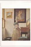 FA25-Carte Postala- MAREA BRITANIE - National Gallery, Vermeer, necirculata, Circulata, Fotografie
