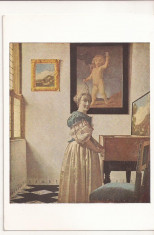 FA25-Carte Postala- MAREA BRITANIE - National Gallery, Vermeer, necirculata foto