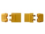 Set conectori XT90 mama-tata, 90A, cu carcase de protectie, pentru acumulatori si modele RC (XT90-KIT)