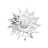 Set Oglinzi Decorative Acrilice 3D SILVER SUNFLOWER Luxury Home 27 bucati MyStyle&reg;