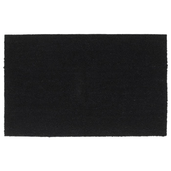 vidaXL Covoraș de ușă, negru, 50x80 cm, fibre de cocos 155574