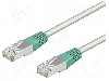 Cablu patch cord, Cat 5e, lungime 2m, F/UTP, Goobay - 50187