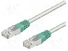 Cablu patch cord, Cat 5e, lungime 10m, F/UTP, Goobay - 50190