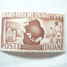 Serie 1 val. Italia 1950 - Targ Expozitie Sarbatoarea Levantului