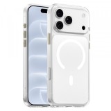 Husa MagSafe pentru Apple iPhone 18 Pro / 17 Pro, Blueo, Crystal+ Anti-Drop, Transparenta