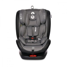 Scaun auto, Lorelli Ares, Isofix, i-Size, rotativ 360 grade, 40-150 cm, 0 luni-12 ani, Grey