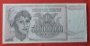 500.000.000 Dinara anul 1993 Bancnota Iugoslavia 500 MILIOANE - Jugoslavije