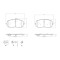 Placute frana Mercedes Clasa A (W177) 03.18-, Clasa A Sedan (V177) 09.18-, B-Class Sports Tourer (W247) 12.18-, Cla (C118) 03.19-, Cla Shooting Brake