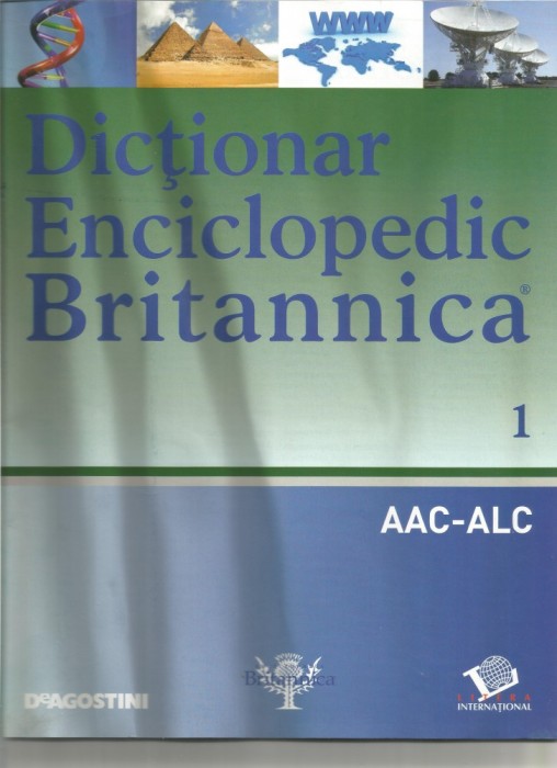 Rom&acirc;nia, Dicţionar Enciclopedic Britannica, nr. 1 (AAC-ALC)