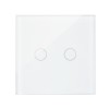 Aproape nou: Intrerupator cap scara si cap cruce dublu cu touch PNI CS220 din sticl