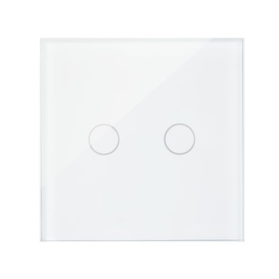 Aproape nou: Intrerupator inteligent dublu cu touch PNI SafeHome PW202 WiFi, 600W p foto