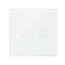 Aproape nou: Intrerupator cap scara si cap cruce dublu cu touch PNI CS220 din sticl