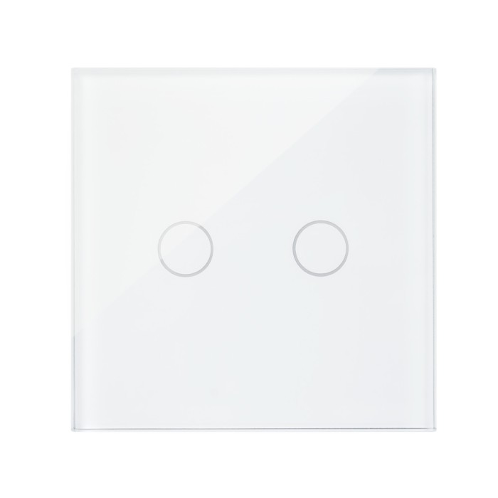 Aproape nou: Intrerupator inteligent dublu cu touch PNI SafeHome PW202 WiFi, 600W p
