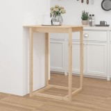 Masa Bar Gossi 80x80x110 cm Lemn Masiv Pin Maro/Negru/Alb/Gri HORECA