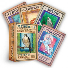 Messages from Your Animal Spirit Guides Oracle Cards: A 44-Card Deck and Guidebook! [With Guidebook] foto