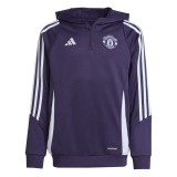 Hanorac Copii Adidas Manchester United Mov/Violet, Glugă, Track, Mărimea 164