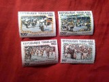 Serie Togo 1983 - Folclor - Dans , 4 valori, Nestampilat