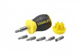 Surubelnita magnetica MultiBit cu 6 varfuri, 0-66-357 Stanley