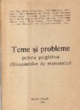 Teme si probleme pentru pregatirea Olimpiadelor de matematica (Piatra Neamt, 1984)