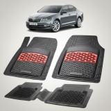 Cumpara ieftin Covorase Skoda Octavia III Compatibile Sedan 2013-2020 | Red