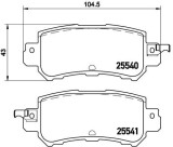 BREMBO P 49 047 PRIME LINE set placute frana,frana disc