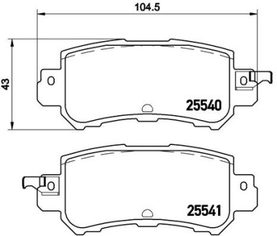 BREMBO P 49 047 PRIME LINE set placute frana,frana disc foto