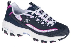 Pantofi pentru adida?i Skechers D&amp;#039;Lites Dazzling Canvas 149236-NVPR albastru marin foto