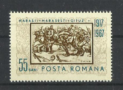 TSV* - 1967 LP 652 50 ANI BATALIILE DE LA MARASTI MARASESTI, OITUZ MNH/** LUX foto