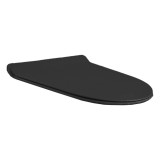 Capac WC Negru &Icirc;nchidere Silențioasă Plastic Ride Universal