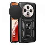 Husa pentru Oppo Reno12 FS 5G / Reno12 FS 4G / Reno12 F 4G / Reno12 F, Techsuit, CamShield, Neagra