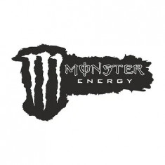 Sticker decorativ, auto, &amp;quot;Monster Energy&amp;quot; Negru, 40 x 22 cm foto