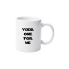 Cana alba personalizata &quot;Yoda one for me&quot;, INOVATIX&reg;. 330ml, Oem