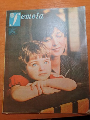 femeia martie 1988-cantarea romaniei,cronica modei,com. finta jud. dambovita foto