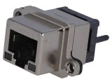 Soclu RJ45 IP67 Panou THT Drept