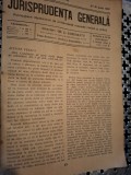 Revista Jurispudenta Generala, Anul II Nr.22 1924 -VINTILA DONGOROZ si NOTE SCRISE DE D.ALEXANDRESCO