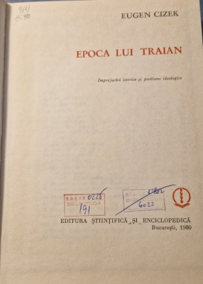 Epoca lui Traian Eugen Cizek foto