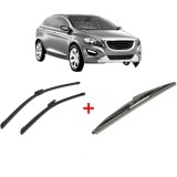 Cumpara ieftin Set 3 stergatoare VOLVO XC60 I SUV (156) 2008 - 2017, pentru parbriz si luneta, Bosch Twin