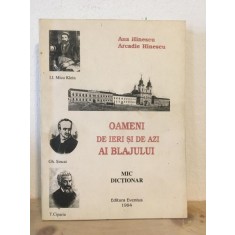 Ana Hinescu, Arcadie Hinescu - Oameni de Ieri si de Azi ai Blajului. Mic Dictionar