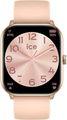 Smartwatch ICE-WATCH cu curea din silicon, 1.85 inchi, Rose-gold - RESIGILAT foto