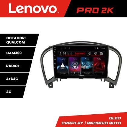 Navigatie Nissan Juke 2010-2015 Lenovo Kit-JUKE 8 core QLED 2K 4+64 360 Android Waze USB Navigatie Internet Youtube Radio CarStore Technology